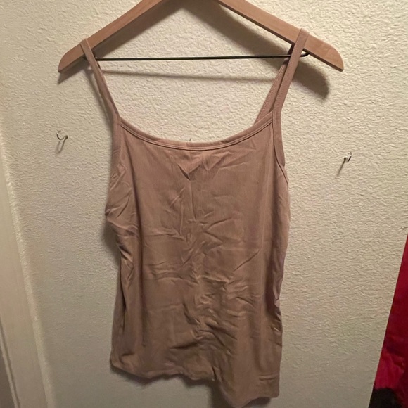 Tan Ribbed Tank - Picture 2 of 2